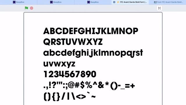 ITC Avant Garde Bold font (Alt) смотреть онлайн