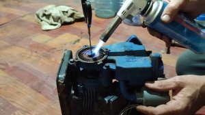 Ремонт насосной станции. Снятие крыльчатки на безбашенном насосе.