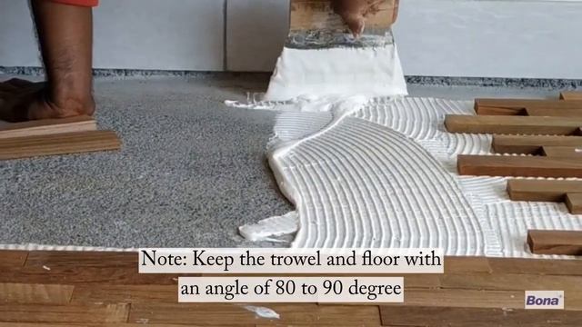 Parquet Floor Installation Using Bona D705 Adhesive | Bona In India
