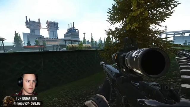 SR-25 claps almost the entire lobby - Escape From Tarkov смотреть онлайн