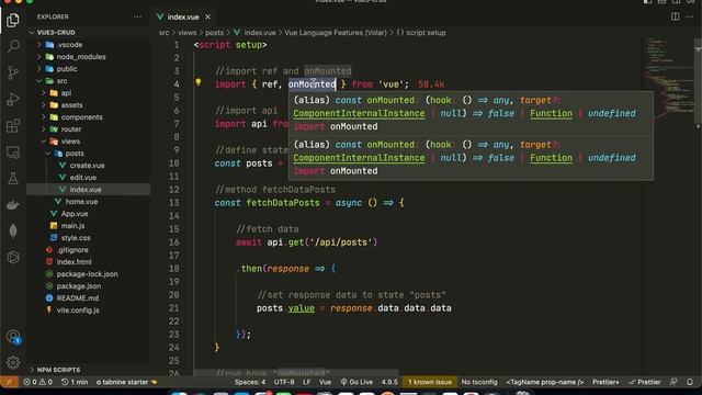 Tutorial Vue 3 dan Laravel 10 #4 : Menampilkan Data dari Rest API di Vue 3 смотреть онлайн