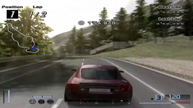 Гран Туризмо 4(Онлайн Тест Версия) Ауди ТТ Куатро 1.8 Геймплей смотреть онлайн