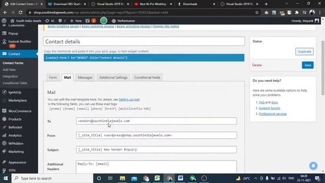 How To Update Email In Wordpress On Contact Form 7 смотреть онлайн