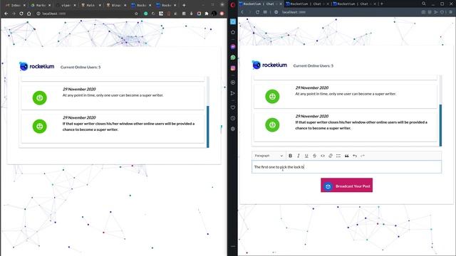 Complete chat application using node JS and socketIO смотреть онлайн