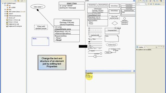 Using the UMLet Eclipse plugin смотреть онлайн