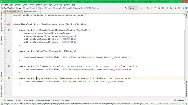 Text Watcher تفعيل خاصية الـ смотреть онлайн