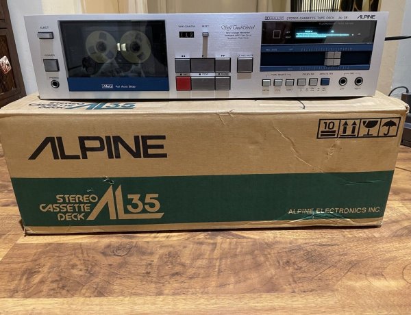 Alpine Al-35 Auto-Reverse Cassette Deck RARE-ЯПОНИЯ-1980 год