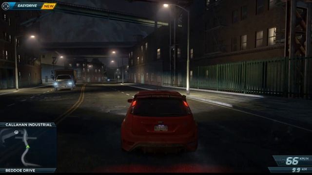 POV Drive: Night drive with FORD Focus RS. NFS Most Wanted 2012. :) смотреть онлайн