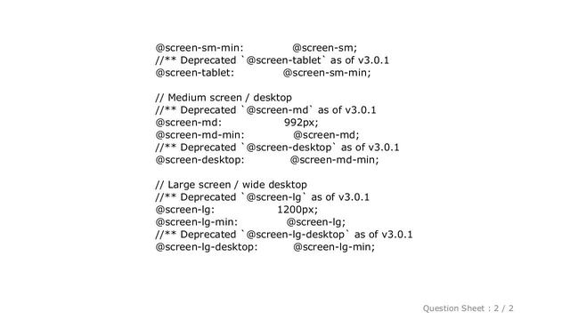 CSS : All bootstrap breakpoints deprecated? смотреть онлайн