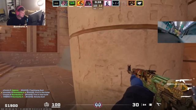 СТАРЫЙ СИМПЛ ВЕРНУЛСЯ! S1MPLE ЖЕСТКО ПОТЕЕТ И ГОРИТ НА FPL В CS2!!