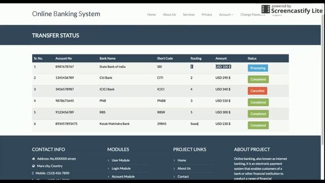 Internet Banking System | PHP and MySQL Project Source Code | PHP MySQL CRUD Project смотреть онлайн