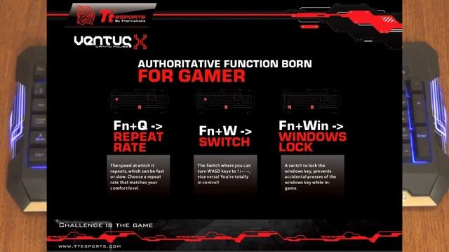 Обзор игрового набора от Thermaltake, клавиатура + мышь Ttesports Commander смотреть онлайн