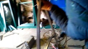 Парник бабочка из поликарбоната (сварка каркаса)