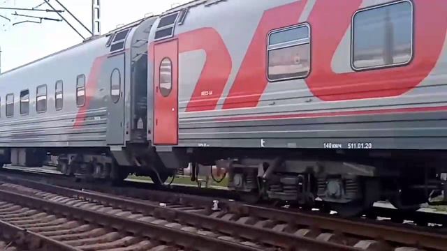 Перезалив "Цветущей степи"! ЭП1М-706 с туристическим поездом Москва-Ростов-Элиста-Москва. смотреть онлайн