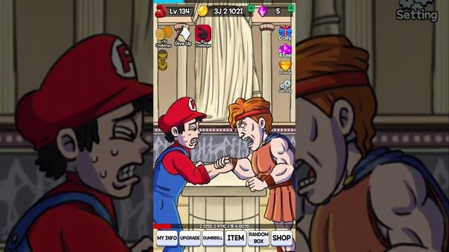 I Beat All Gods | MAX LEVEL in Arm Wrestling Clicker Game смотреть онлайн
