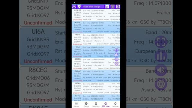Тестирую вечернее прохождение на своем #uSDX в #ft8 #ham #hamradio #r3mdg #радиолюбитель смотреть онлайн