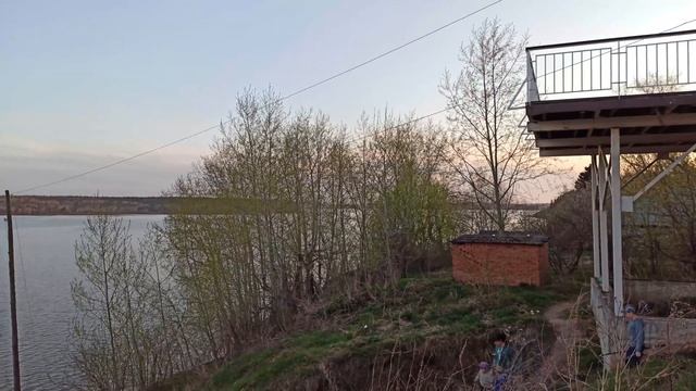 Река Сылва панорама с берега села Троицы, слияние 3х рек Кутамыш и Юрман, вид на Жебреи, Алебастров смотреть онлайн