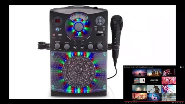 Singing Machine Bluetooth Karaoke System playing Owl City Good Time 20 minute version смотреть онлайн