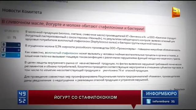 Санитарные врачи изымают из продажи йогурты и сгущенное молоко смотреть онлайн