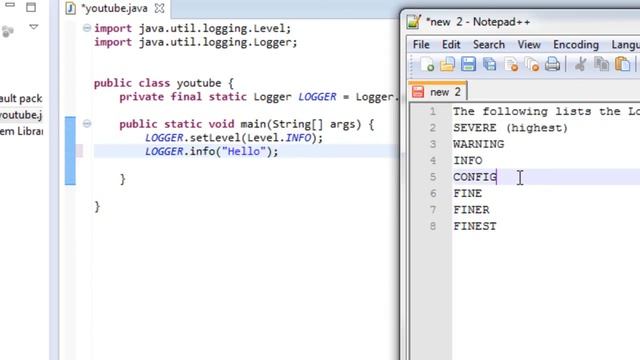 Java Programming Tutorial: 3.4 - Logger смотреть онлайн