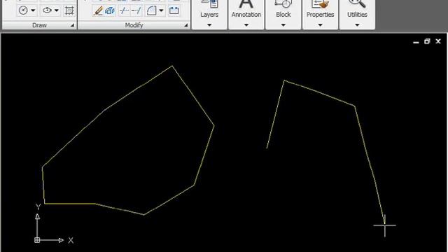 AutoCad - 7-7 إغلاق سلسلة الخطوط смотреть онлайн