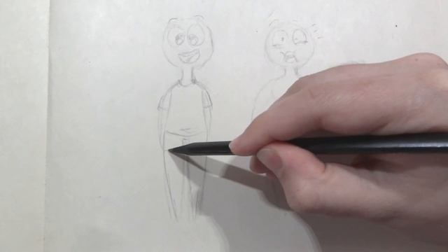 Как рисовать человека/Как рисовать тело в мультяшном стиле смотреть онлайн