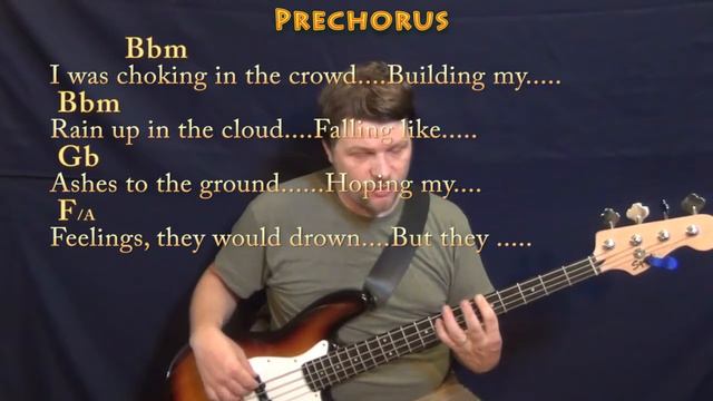 Believer (Imagine Dragons) Bass Guitar Cover Lesson in Bbm with Chords/Lyrics смотреть онлайн