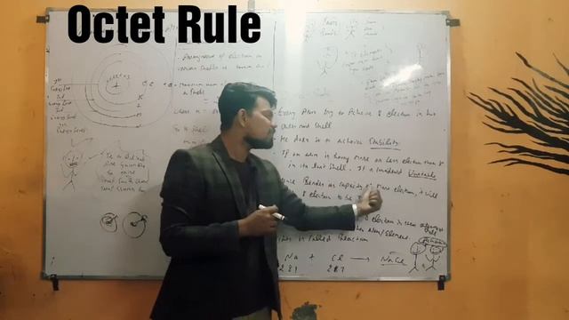1.7 Why do elements react : Octet Rule || Structure of Atom || Class 9th Clasroom Lecture || смотреть онлайн