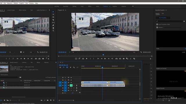 Видео Задом Наперед в Premiere Pro смотреть онлайн