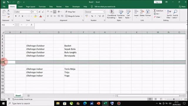 Cara Menghapus Garis Horizontal di Microsoft Excel смотреть онлайн
