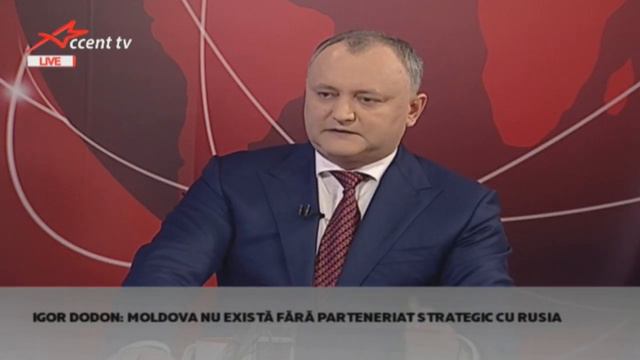 «Прямая Линия» с Президентом Республики Молдова Игорем Додоном смотреть онлайн