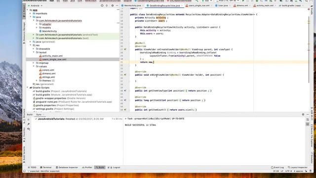 How to use viewBinding & dataBinding in RecyclerView смотреть онлайн