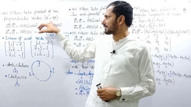 cross product | vector product in urdu/hindi | characteristics of vector product or cross product смотреть онлайн