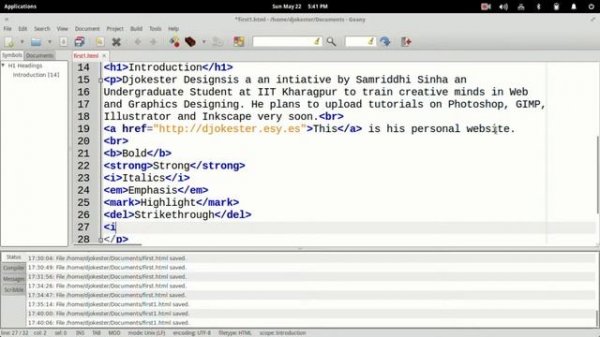 HTML and CSS Tutorial 2: Paragraph Formatting, External Stylesheets and adding Favicon