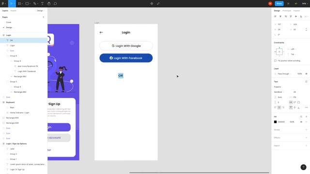 Day - 39 || Login / Sign Up Options UI design in figma Part-1 || Daily UI Design Challenge смотреть онлайн