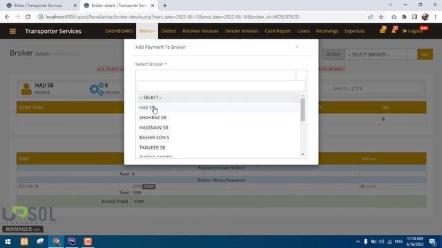 Goods Transport Service Software Demo - PHP Software - UPSOL Tech смотреть онлайн