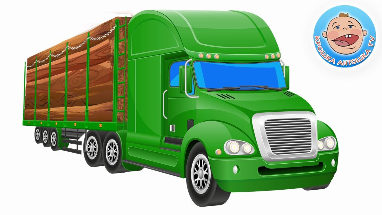 Машинка - Лесовоз - Пазл - Мультфильм для детей смотреть онлайн