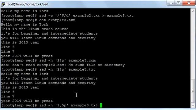 Learning LINUX CentOS From Scratch || String Process Sed in Linux смотреть онлайн