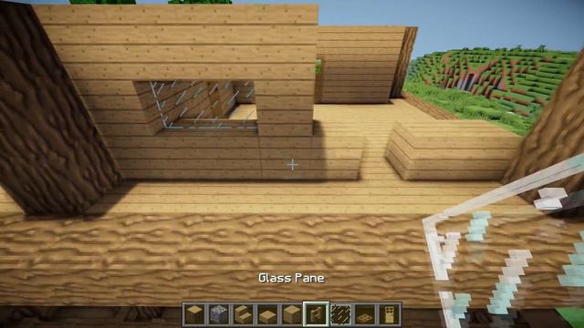 Майнкрафт (Minecraft) - Урок по созданию деревянного дома для выживания смотреть онлайн