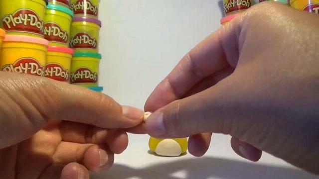 Как лепить Жёлтую птицу Чак (Энгри бердс) из пластилина. How to make a Chuck Angry Birds. смотреть онлайн