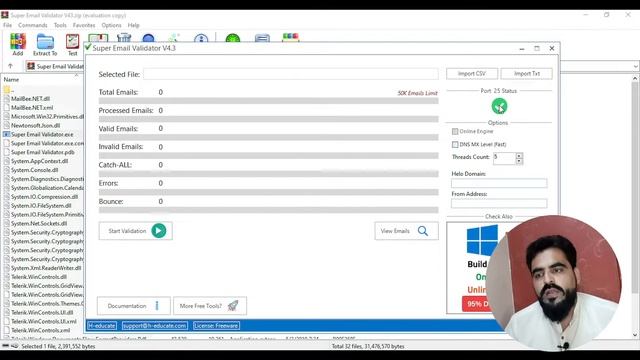 Super Email Validator V4 - Best Free Bulk Email Verification Tool | Emails Validate Kaise Kare Free смотреть онлайн