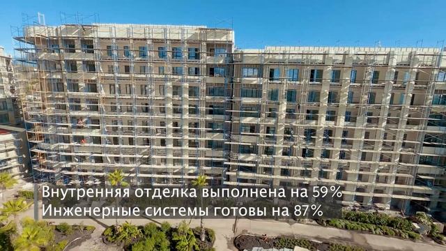 Динамика строительства MANTERA Seaview residence. Октябрь. 13.10.2023 смотреть онлайн