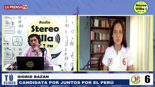 Programa "Tú Eliges" - Sigrid Bazán, candidata al Congreso [25-01-2021] смотреть онлайн