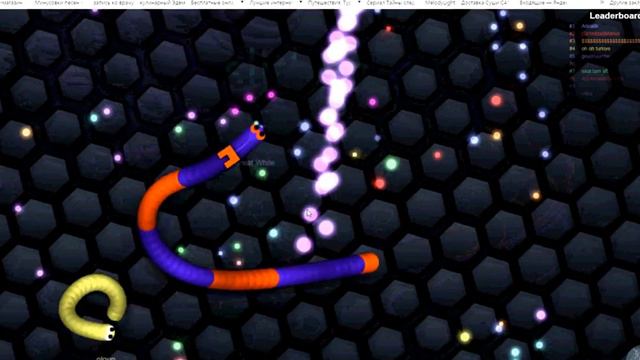 slither.io. №2 Второй заход лучше первого. смотреть онлайн