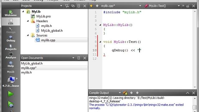 C++ Qt 97 - How to Create a DLL смотреть онлайн
