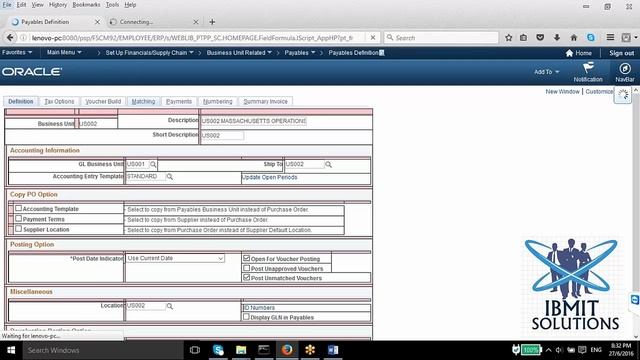 Peoplesoft fscm 9.2 Training Video смотреть онлайн