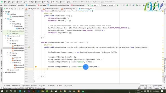 Android Browser - WebView - Complete Tutorial Series Part 07 - Download files using DownloadListene смотреть онлайн