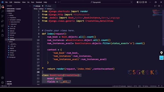 Django Class#38:--User Authentication and Sessions :-- Project Skeleton смотреть онлайн