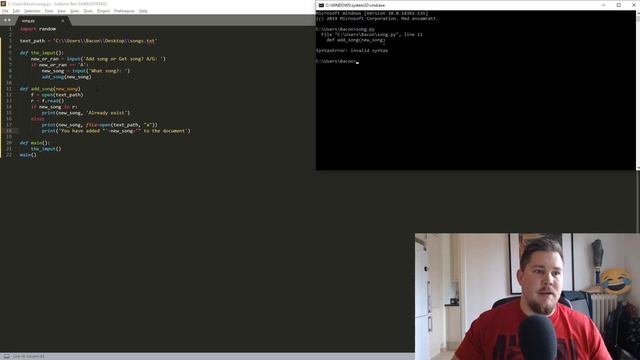 Python 3, read and write from/to file. Just a little script. ¯\_(ツ)_/¯ смотреть онлайн