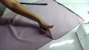 Обработка разреза на трикотажной юбке